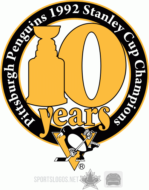 Pittsburgh Penguins 2002 03 Champion Logo iron on paper